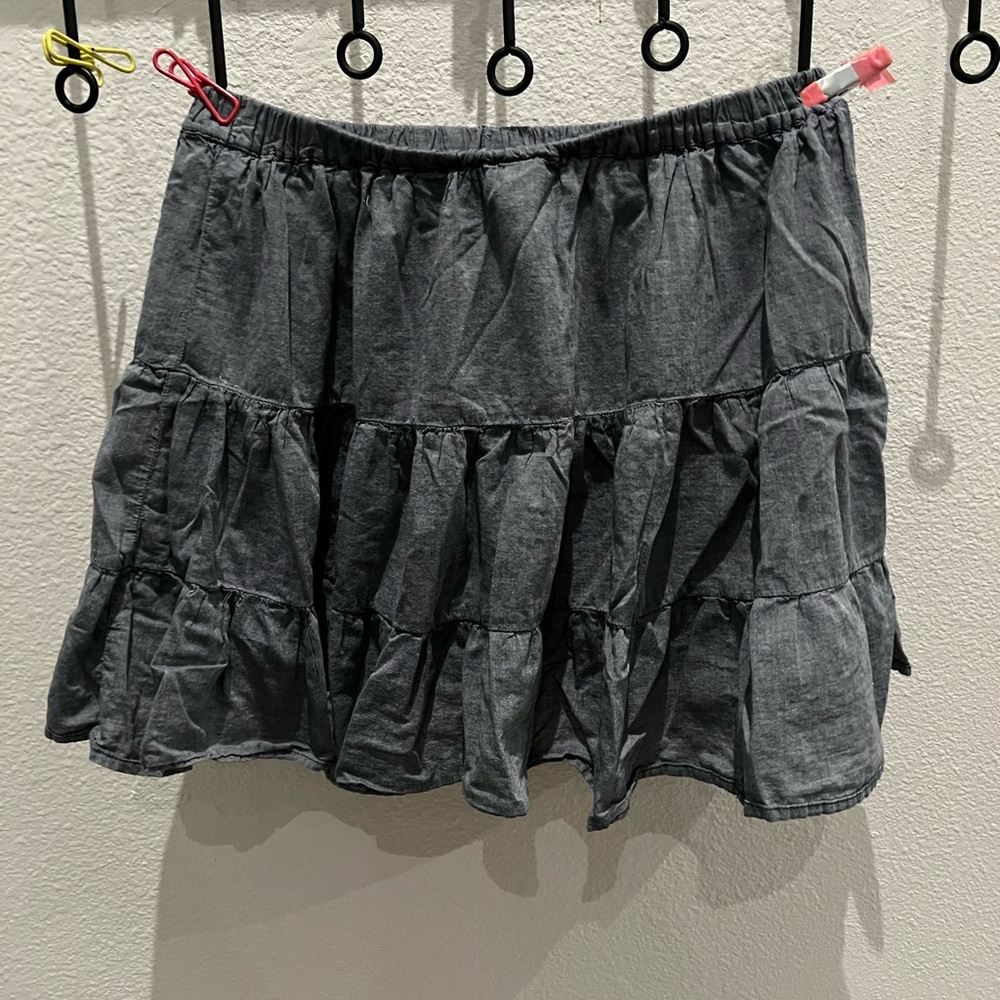 Size small denim colored soft skirt (big girls/juniors)